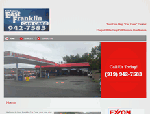 Tablet Screenshot of eastfranklincarcare.com